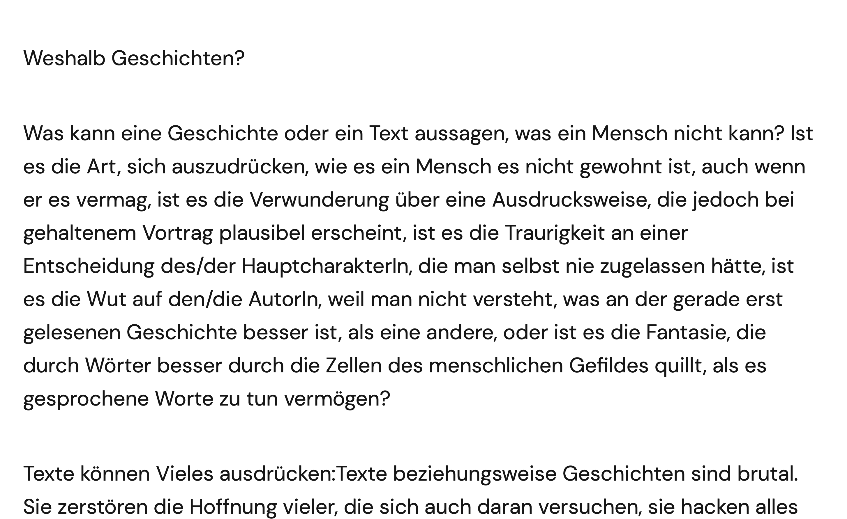 Die Aussage